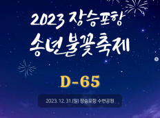 2023년 장승포항 송년불꽃축제